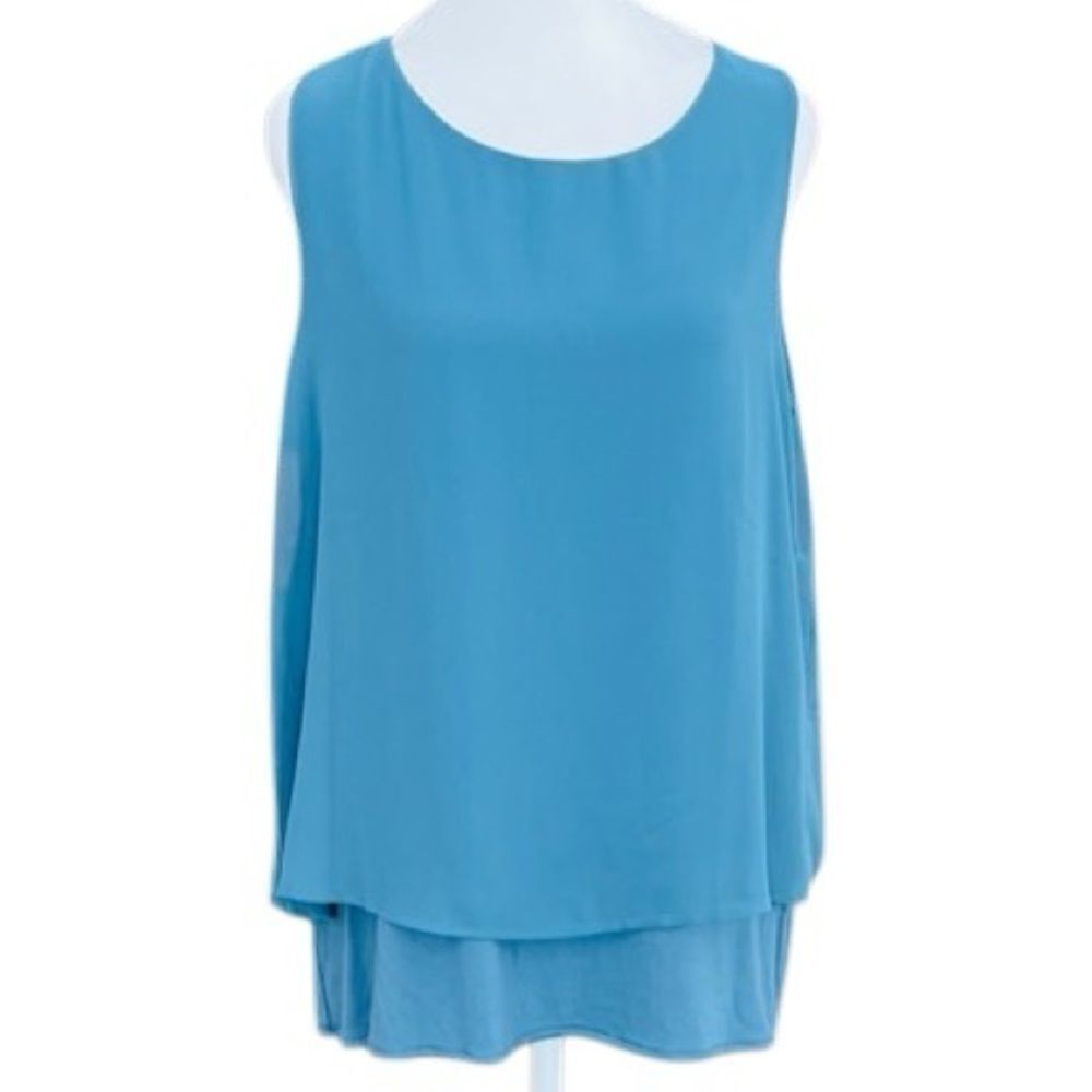 NWT Chico’s Easywear DoubleLayer Tank, color Pacific Coast size 1